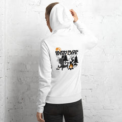 Midnight Ember Hoodie - Black Graphic